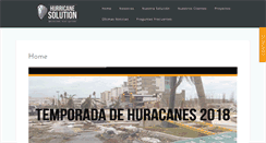 Desktop Screenshot of hurricanesolution.com